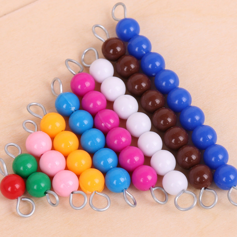 Montessori Mathematics 1-9 Beads Bar with Box - HAPPY GUMNUT