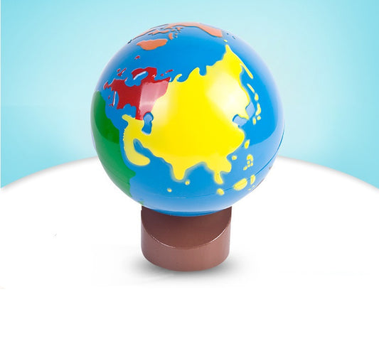 Montessori Globe Of The World Parts