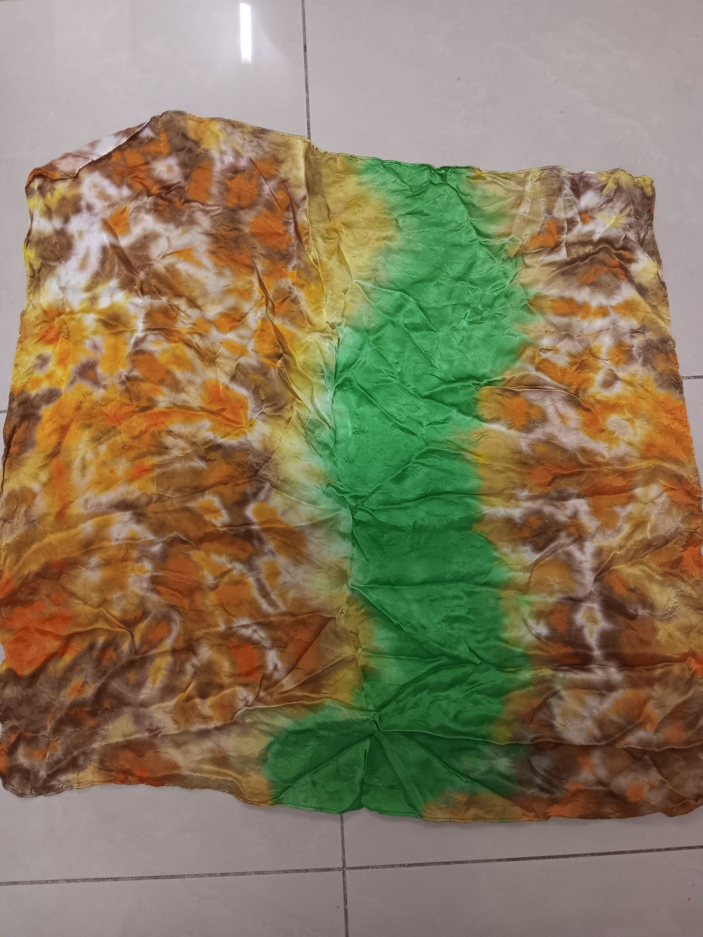 Clearence Sale !!! Hand dyed Real Silk Play Silk Scarf Toy