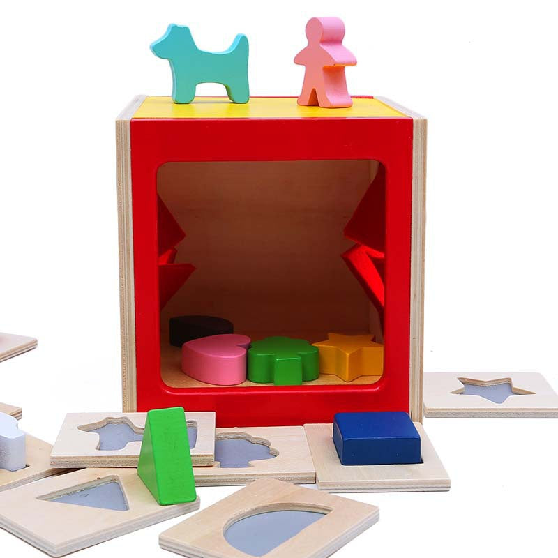 Montessori  Sensory Touch Feel and  Guess  Activity Box