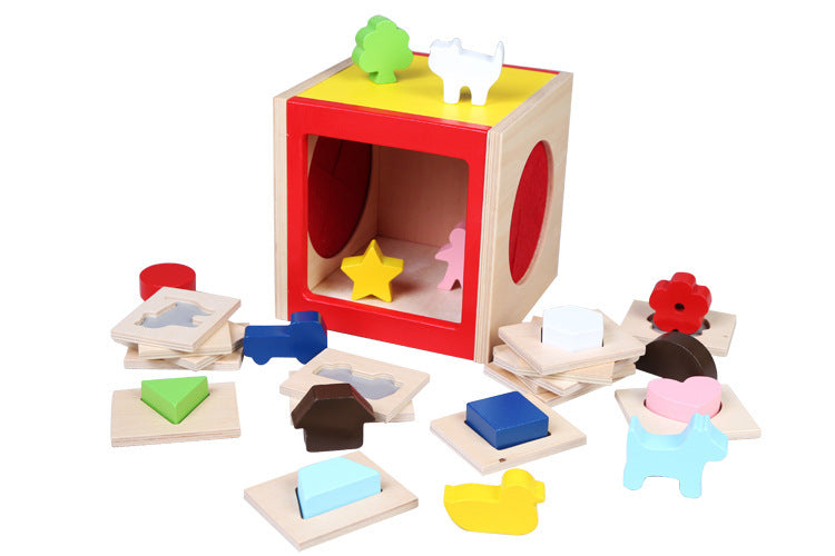 Montessori  Sensory Touch Feel and  Guess  Activity Box