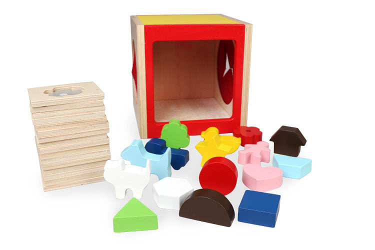 Montessori  Sensory Touch Feel and  Guess  Activity Box