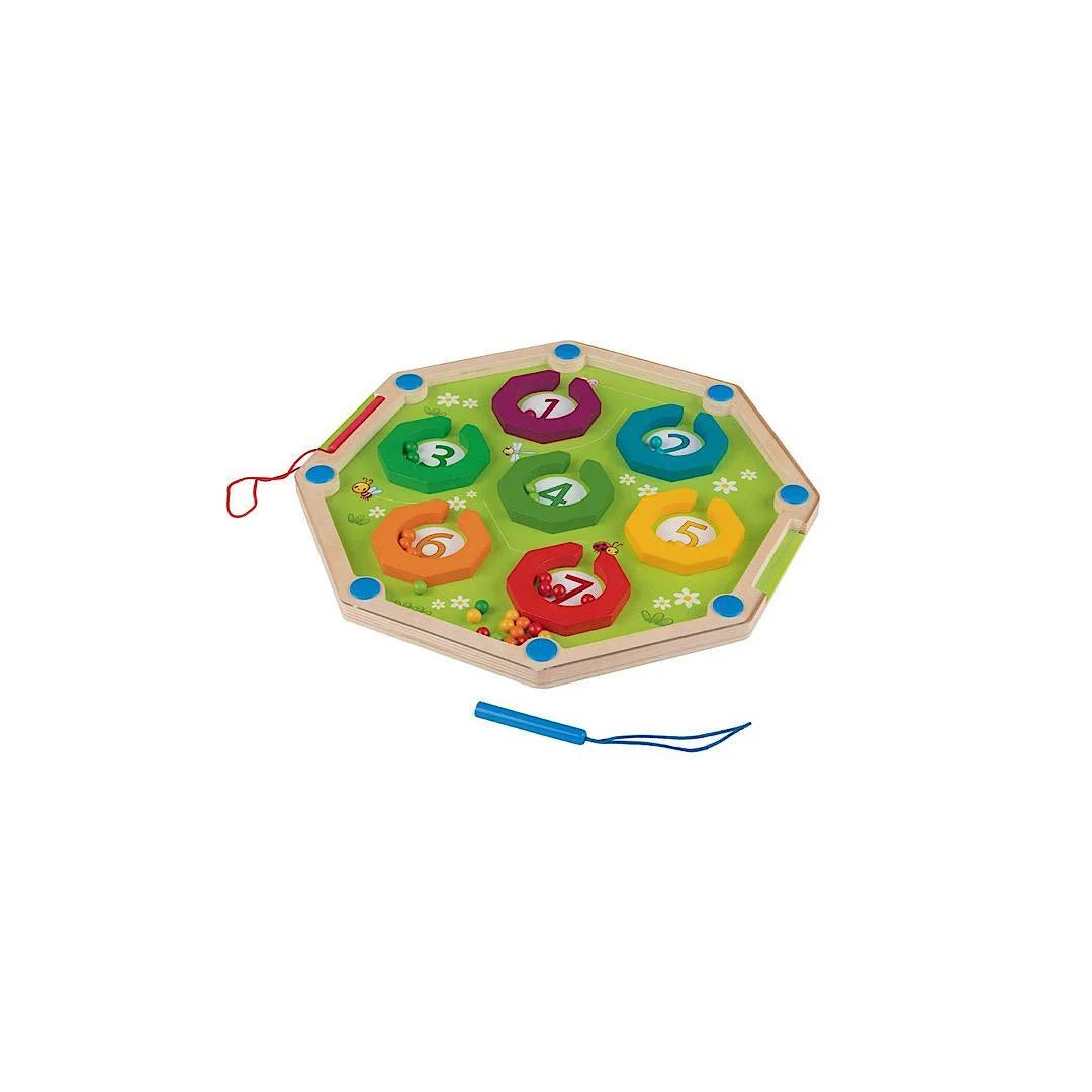 Playtive Magnetic Maze Pen Sliding Colour Number Shape Sorting Toddler