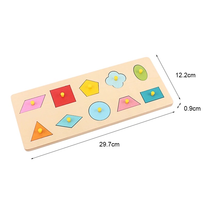 Wooden Puzzle 10 Piece Shape Sorter