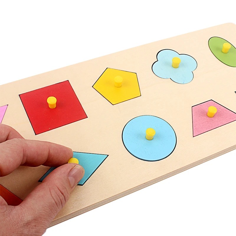 Wooden Puzzle 10 Piece Shape Sorter