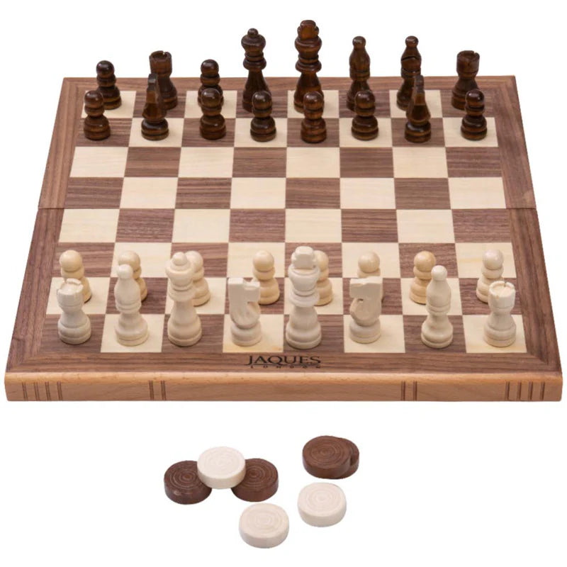 Jaques London Chess and Backgammon Set Factory Second