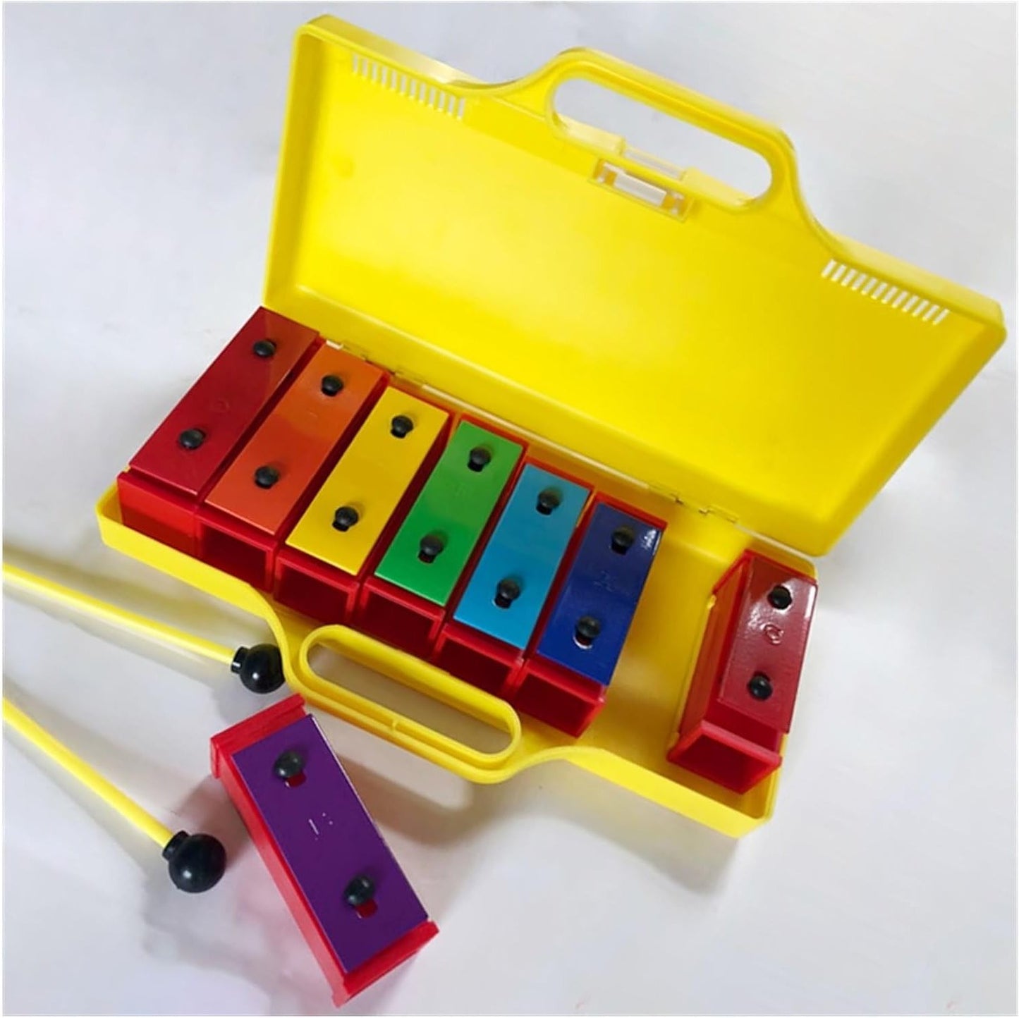 Percussion Chime Bar Set 8 Note Resonator Bell Xylophone  Instrument Sound Sensory Toy