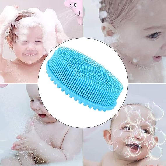 Baby Sensory Brush Soft Silicone Bath Brush Baby Tactility Training