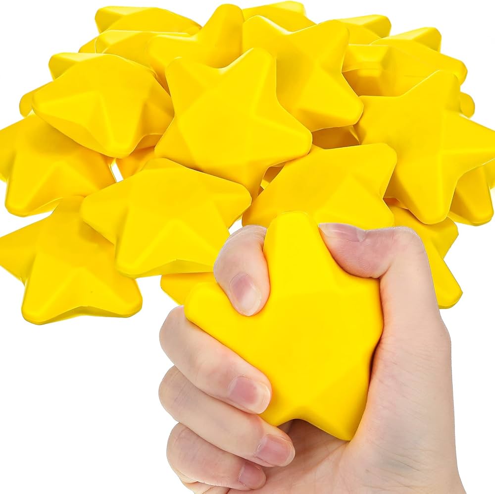 Hand Exerciser Stress Relief Balls Star Grip Trainer for Strength, Stress and Recovery