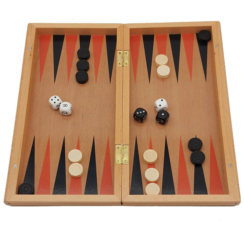 Jaques London Chess and Backgammon Set Factory Second