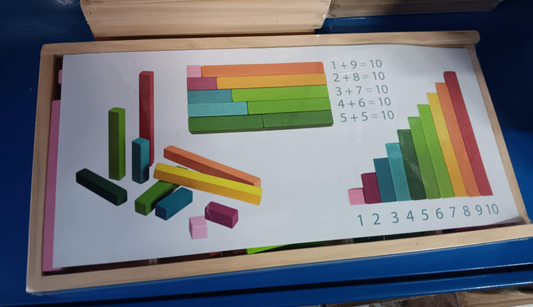 Cuisenaire Rods Kit Math Counting Sticks