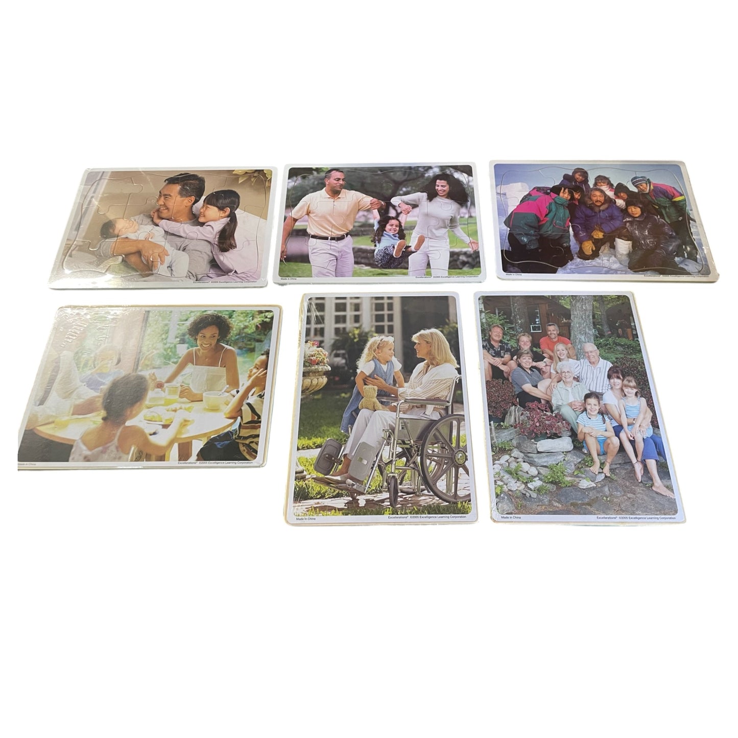 Wooden  Community Family People  Portrait Jigsaw  Puzzles