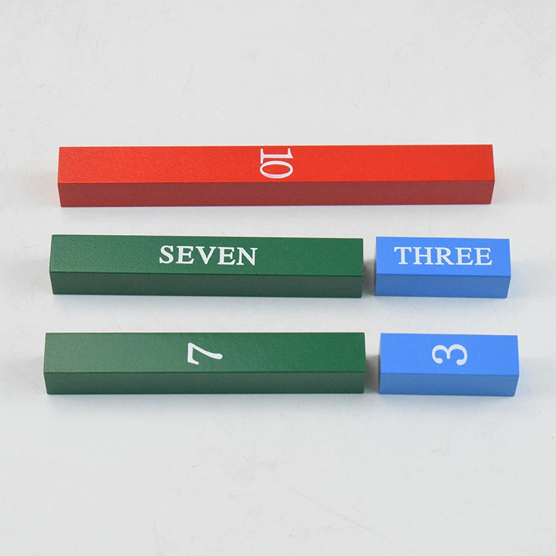 Montessori Counting Number Rods