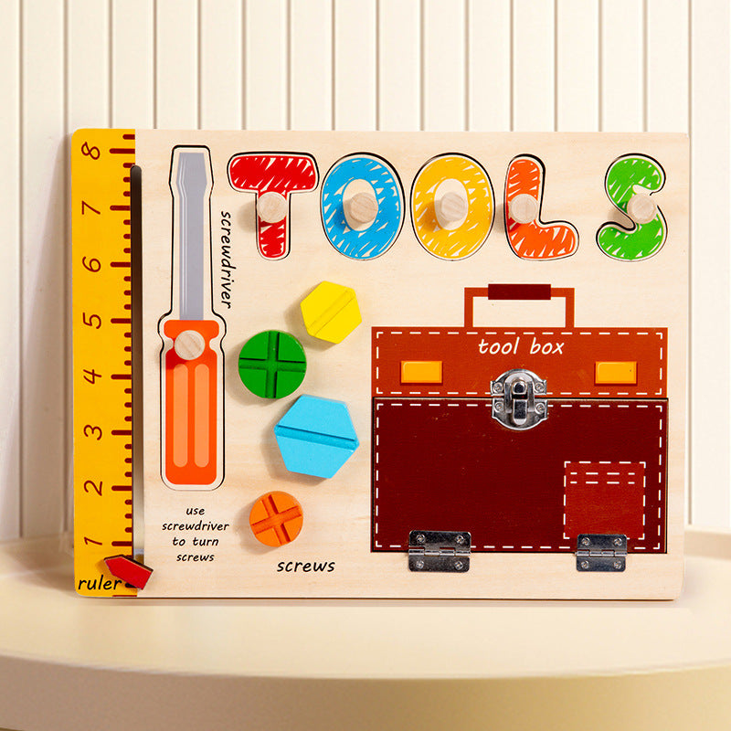 Montessori Tool Screwdriver Busyboard Puzzle.