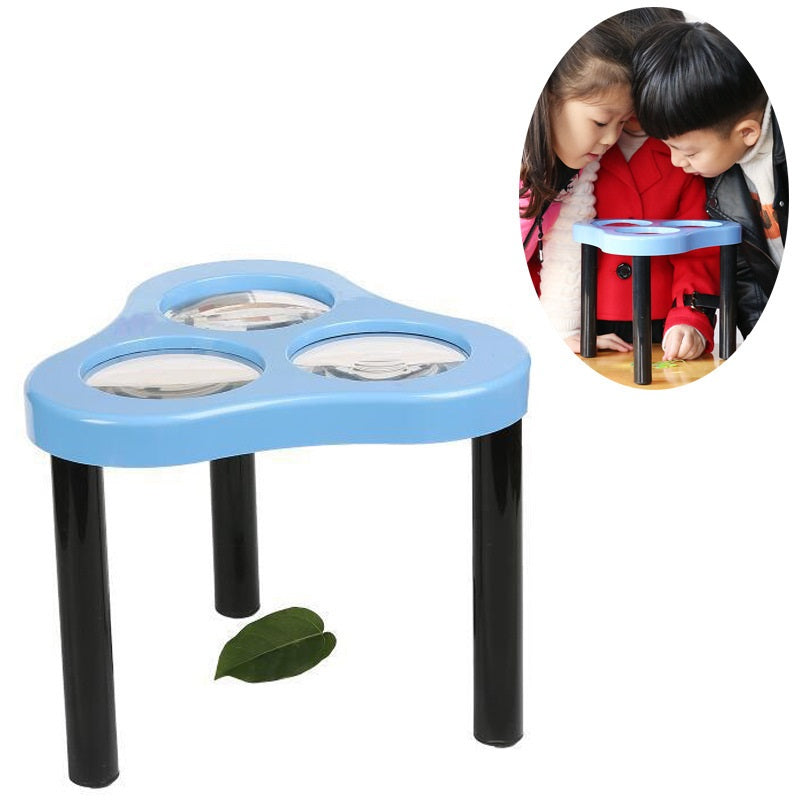 Tabletop Magnifier Magnifying Glass Stand for Kids Sensory Observation Tool