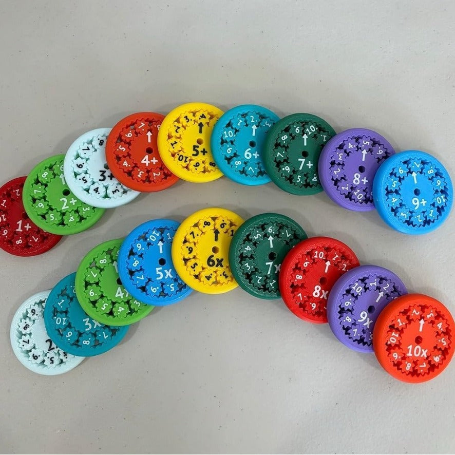 Sensory Fidget Spinner Mathematics Helper Math Learning Addition Subtraction Multiplication.