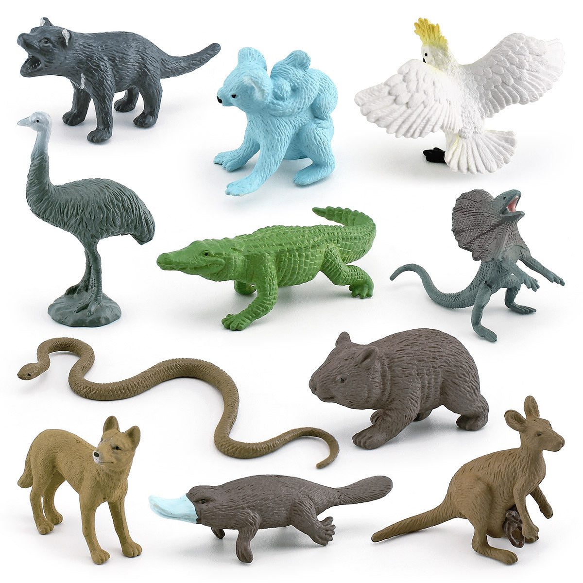 Australian Aussie Animals Figurines Model Toy for Kindergarten