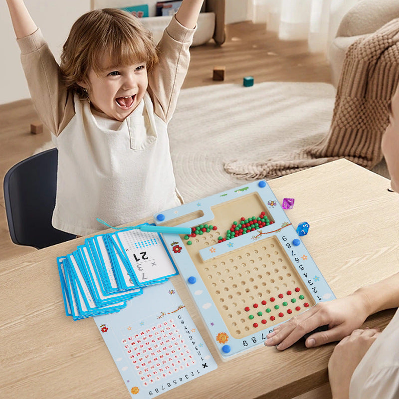 Montessori  Multiplication Magnetic Beads Board