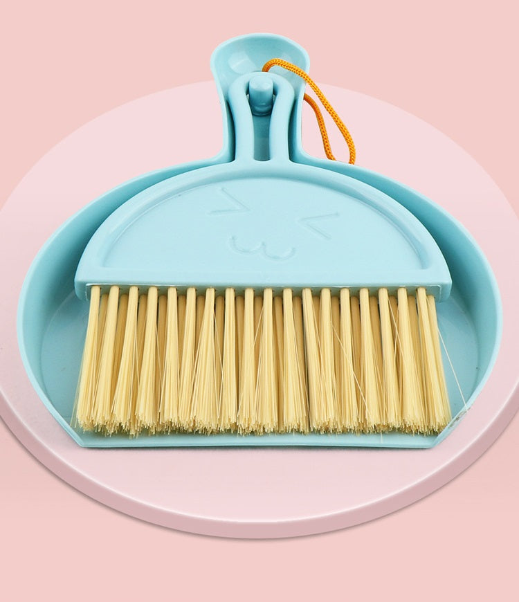 Wooden Sweeper Dustpan Mop Duster Brush Cleaning Kit with Hanger