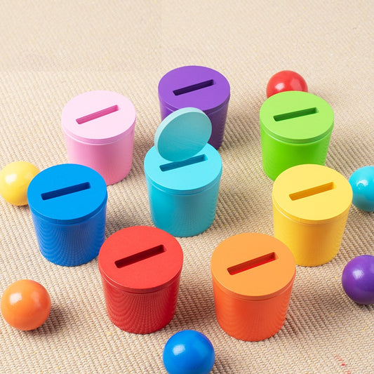 Colour Sorter Ball and Coin With Cups Set