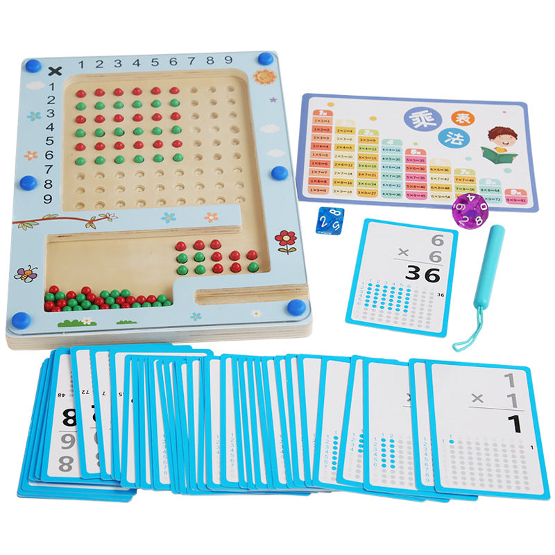 Montessori  Multiplication Magnetic Beads Board