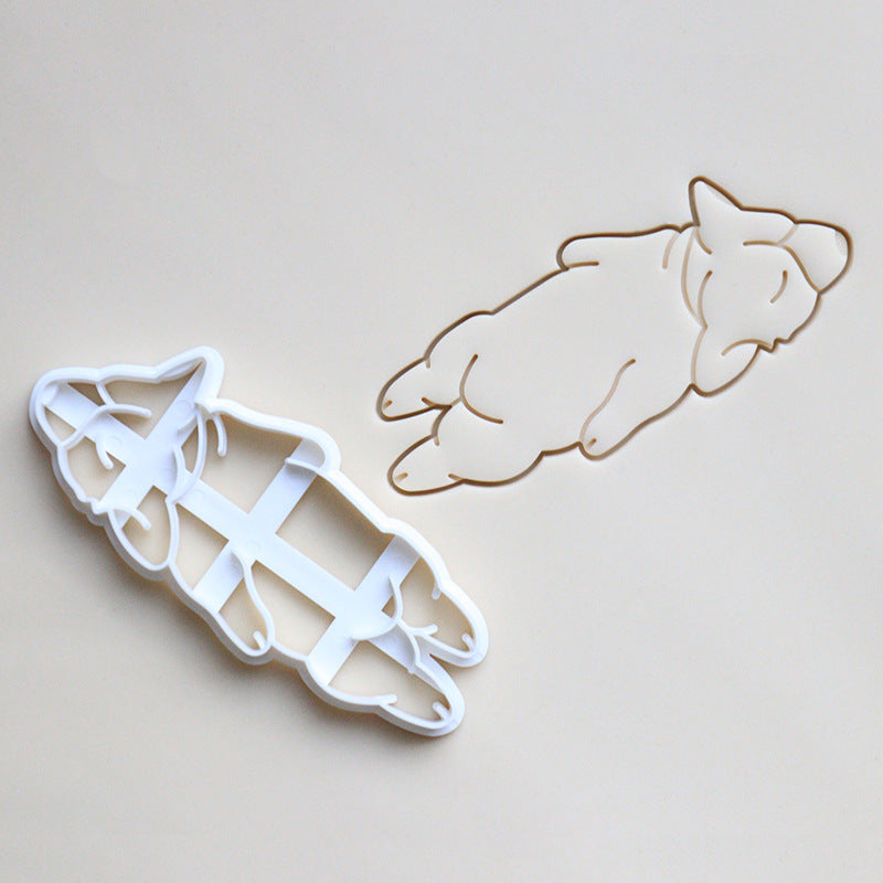 Cookie Play Dough Shape Stencil Corgi Dog Pack