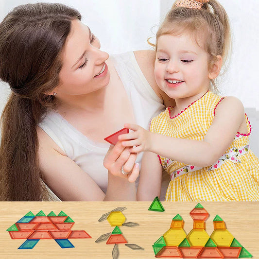 Educational Resources Transparent Geometric Shapes 140 Pieces