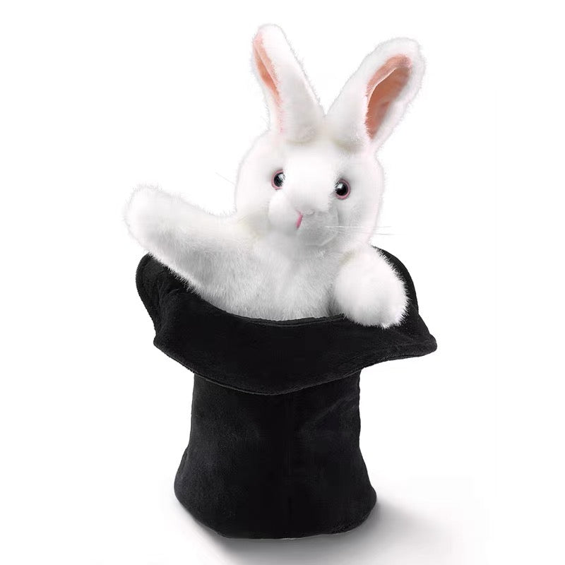 Rabbit in a Hat Magician Apparatus Toy Puppet Story Time