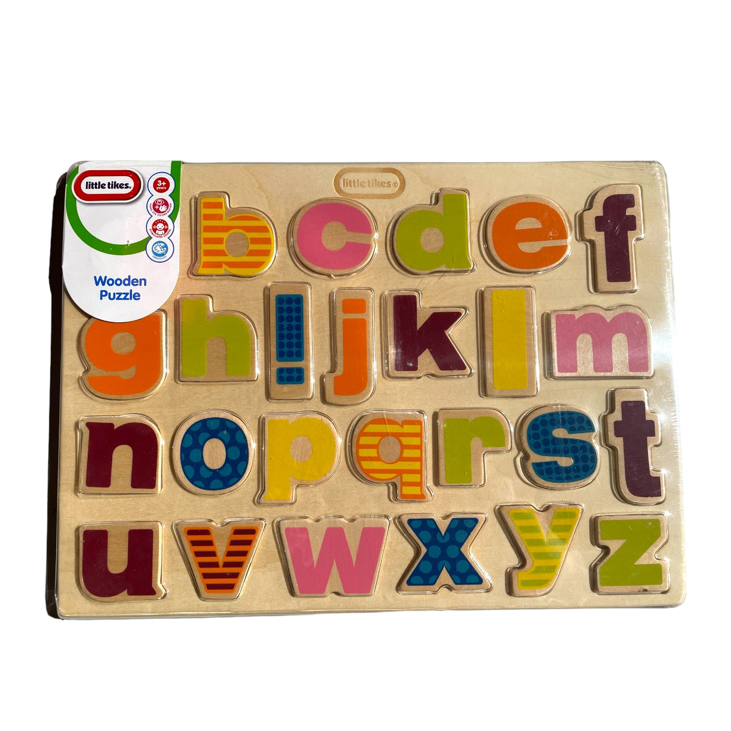 Little Tikes Wooden Puzzle Lower Case Alphabet or Counting and Numbers you Pick