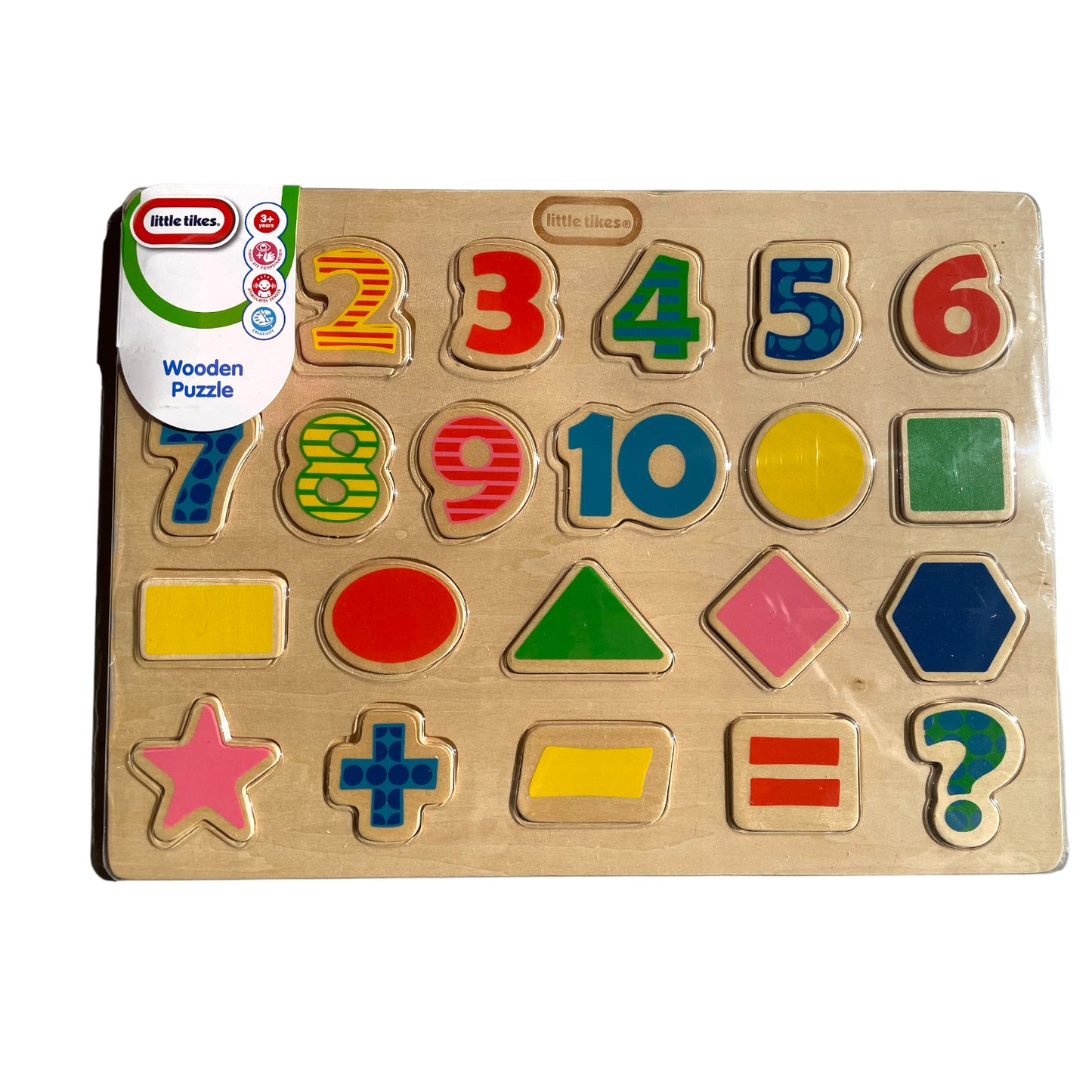 Little Tikes Wooden Puzzle Lower Case Alphabet or Counting and Numbers you Pick