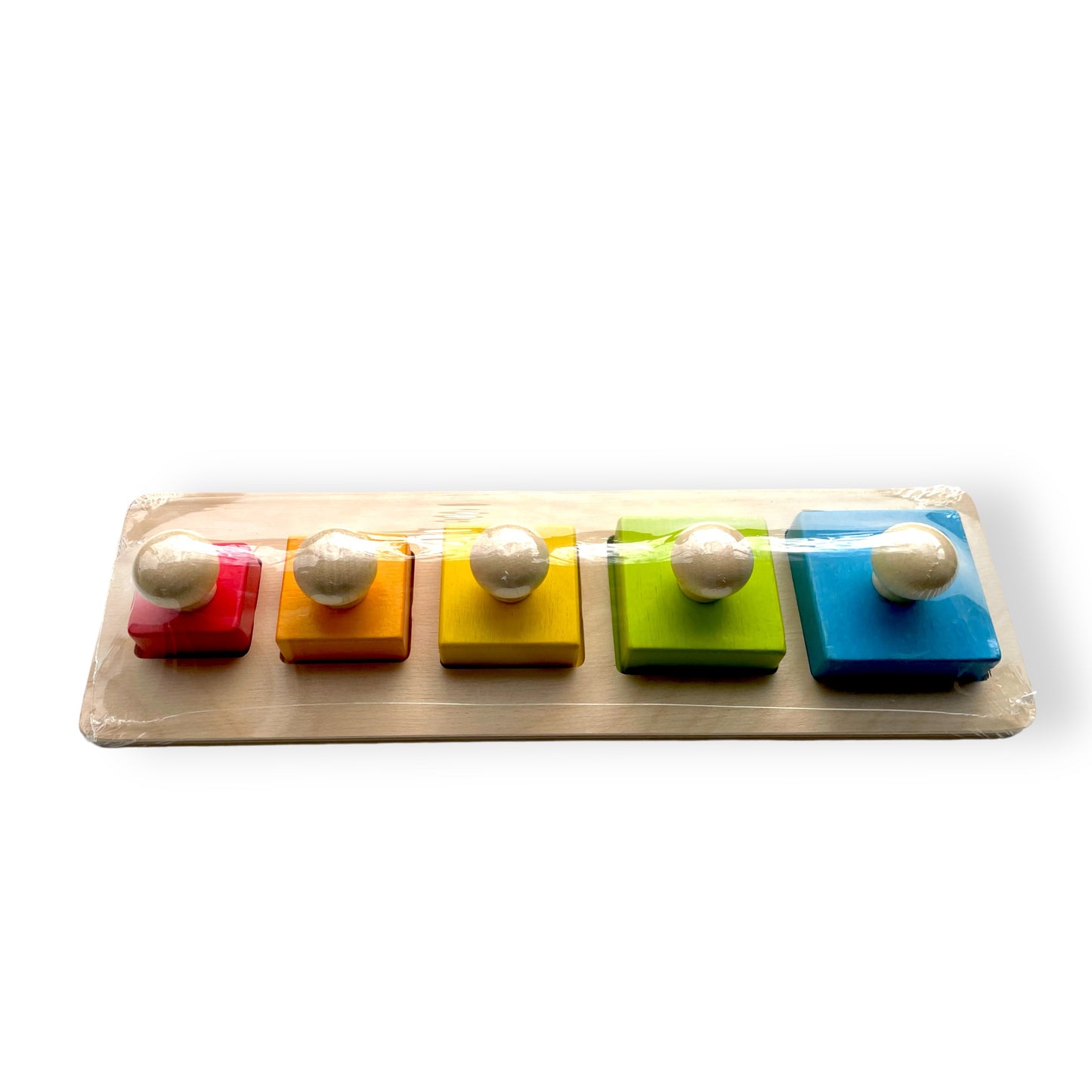 Wooden Square Puzzle with knob