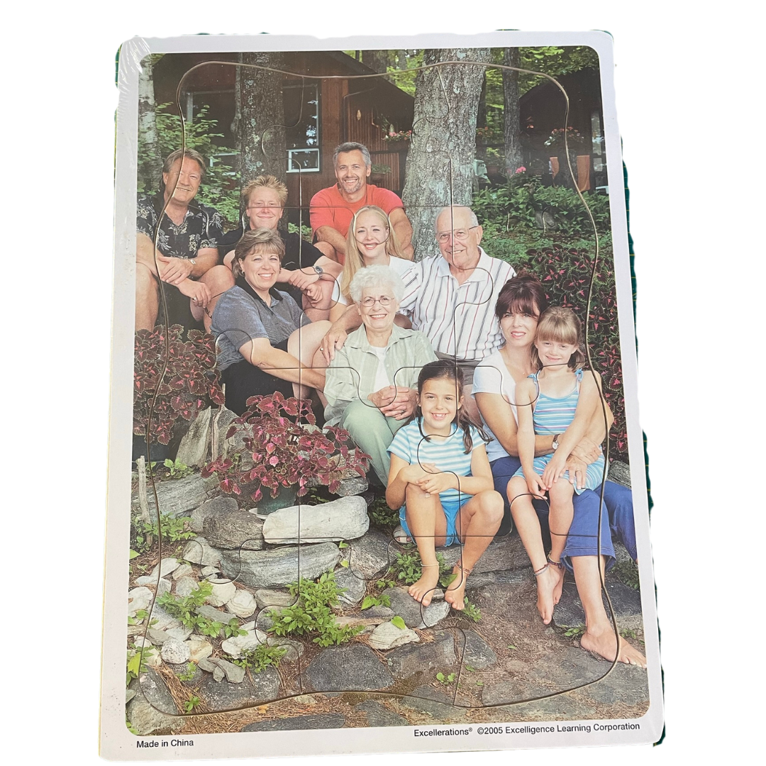 Wooden  Community Family People  Portrait Jigsaw  Puzzles