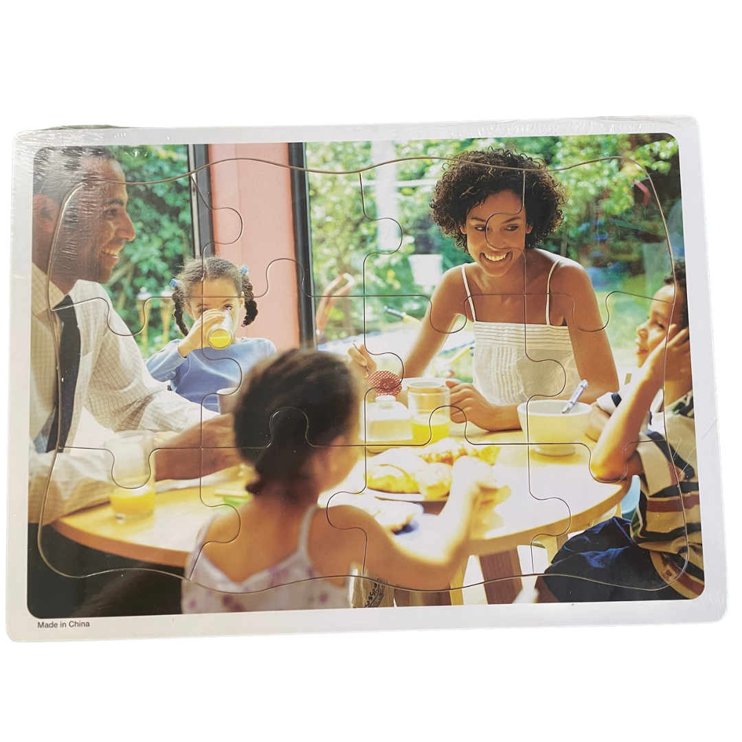 Wooden  Community Family People  Portrait Jigsaw  Puzzles