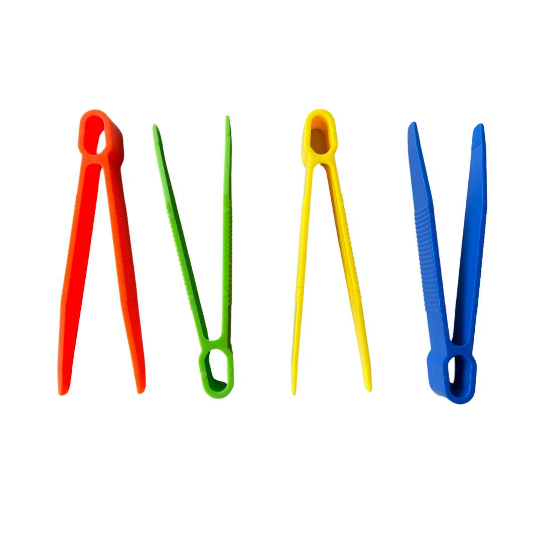 Montessori Loose Parts Sensory Easy Grip Kids Tweezers Set of 4