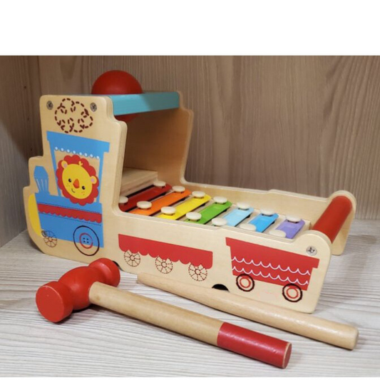 Fisher-Price Musical Pounding Ball Station with Xylophone Toy