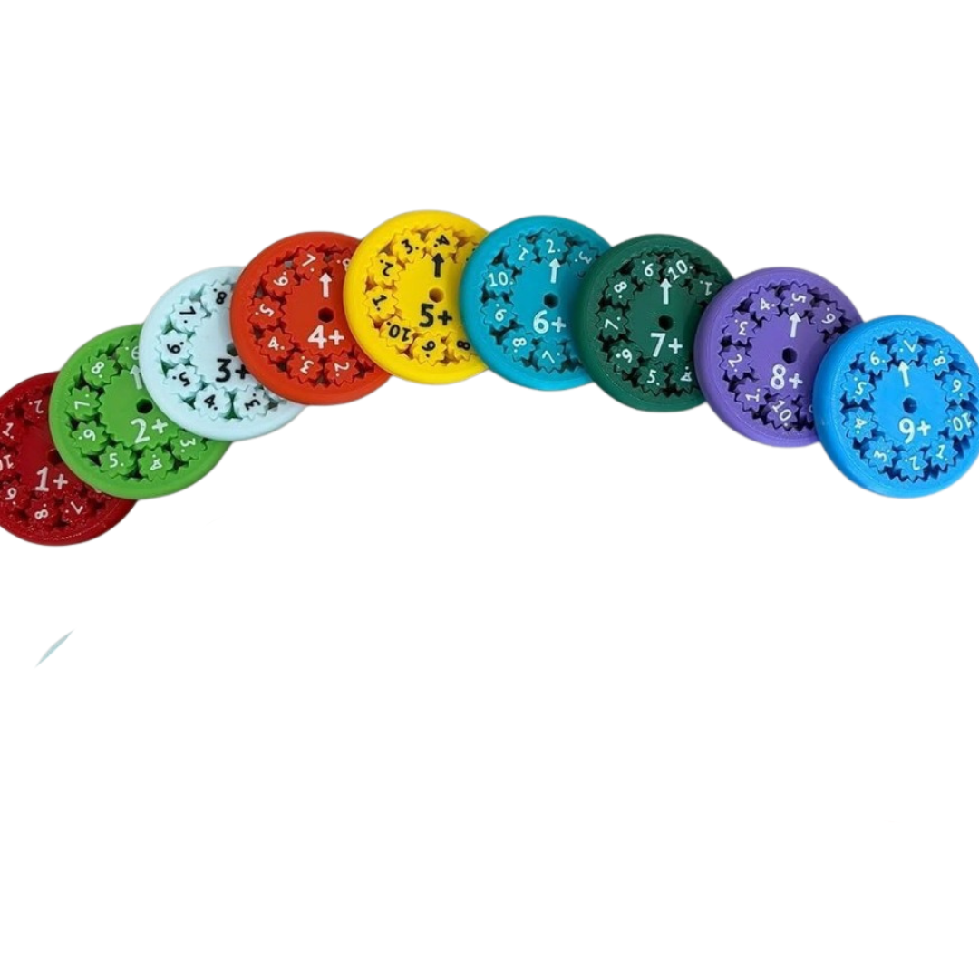 Sensory Fidget Spinner Mathematics Helper Math Learning Addition Subtraction Multiplication.