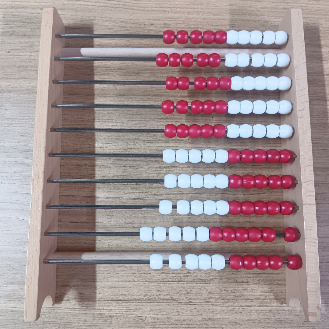 Large 100 Beads Abacus Mathematic Counting Frame