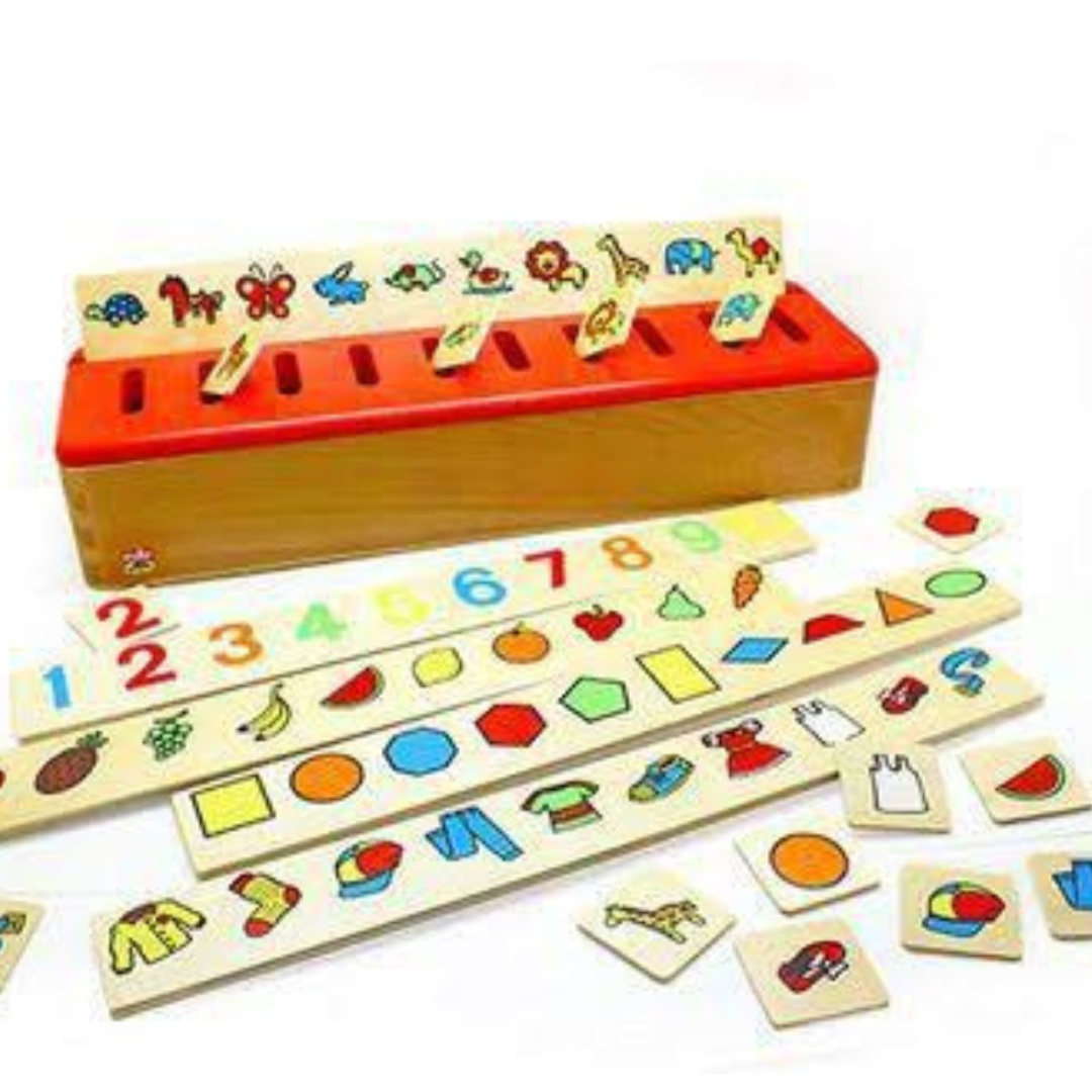 Large JUMBO Category Sorting Game Montessori inspired Kids Wooden toys