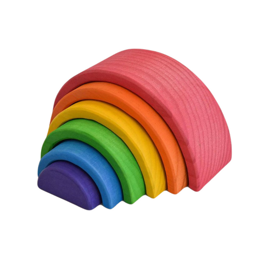 Small Wooden Rainbow Stackers