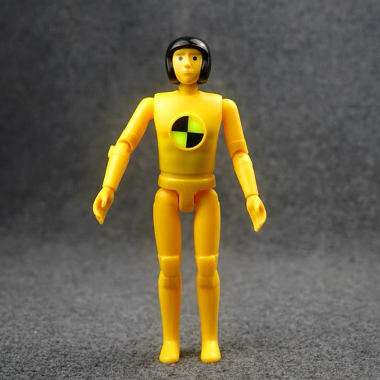 8” 22cm  Light Up Crash Dummy Figure