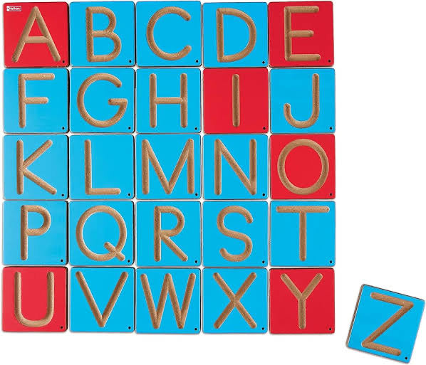 Wooden Alphabet Tracing Writing Board Pre-writing Letter Toy Upper or Lower Cases