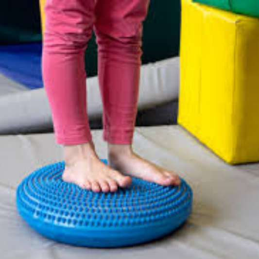 Kids Sensory Balancing Wobble Seating Cushion Tactile Pods Yoga Disc