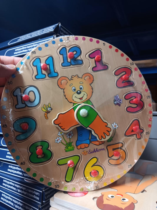 EichHorn Bear Learning Clock and time
