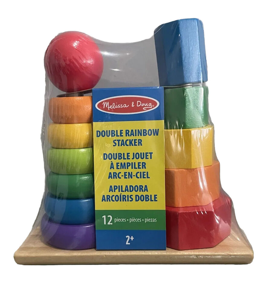 Melissa and Doug Double Rainbow Stacker