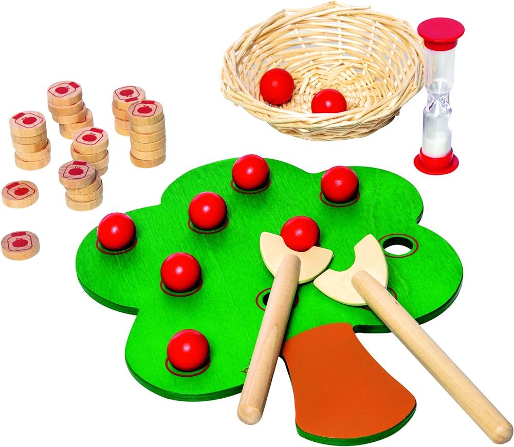 Montessori Apple Tree Peg Tray Counting B