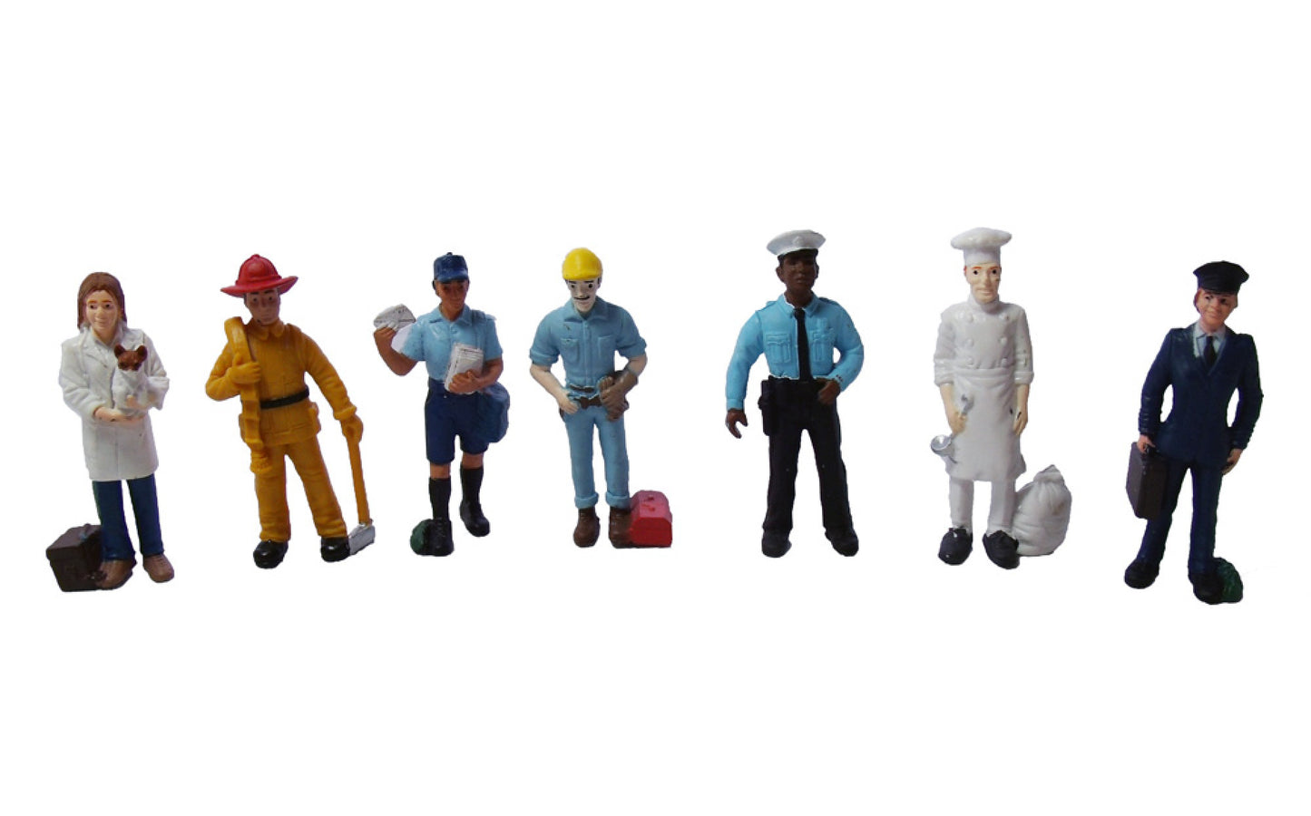 NEW Life Cycle PEOPLE AT WORK JOBS and OCCUPATIONS PVC Plastic - HAPPY GUMNUT
