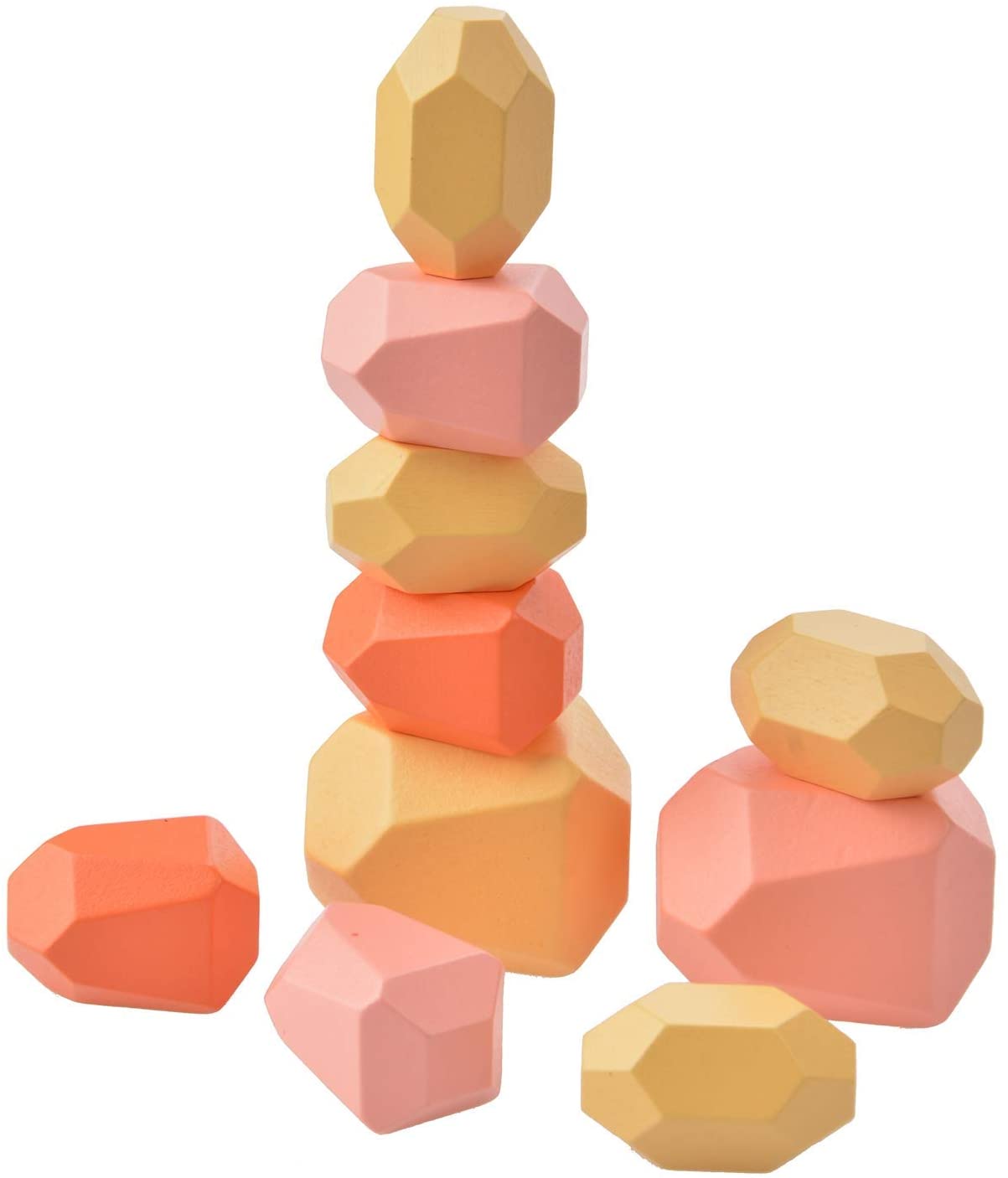 Wooden Stacking Stones - HAPPY GUMNUT