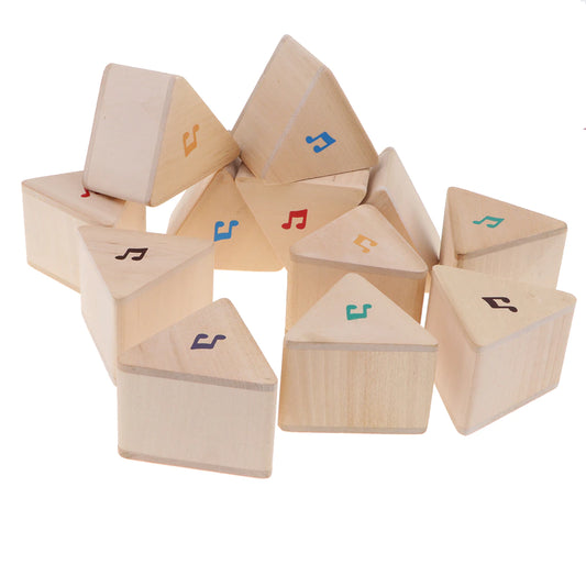 Wooden Sensory Sound Sorting Blocks - HAPPY GUMNUT