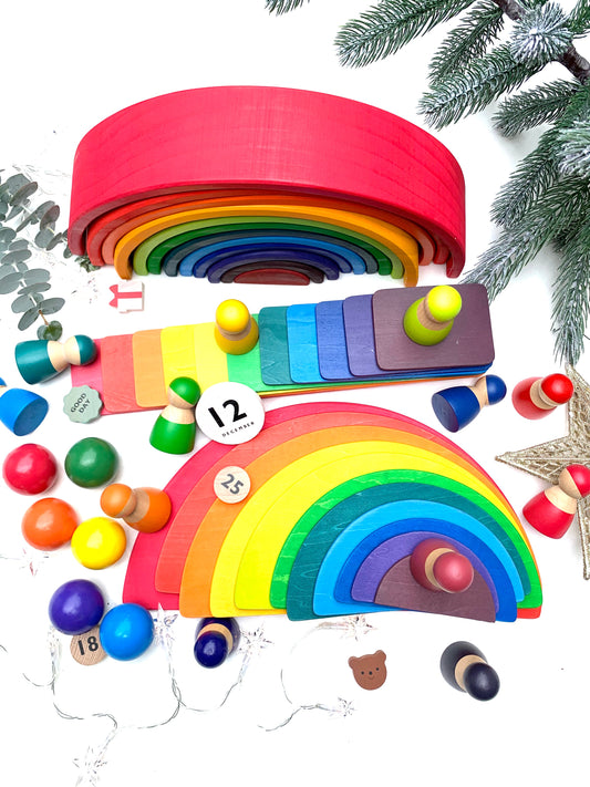 Wooden Rainbow Bundle Set - HAPPY GUMNUT