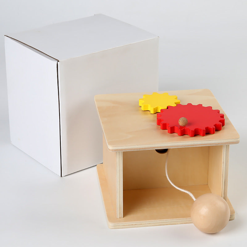 Montessori Cog Winder Ball Box - HAPPY GUMNUT